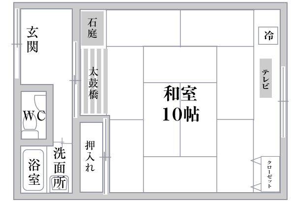 嵐山平面図