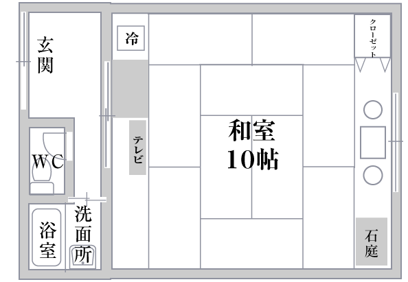 嵯 峨 野平面図