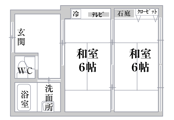 夕禅平面図